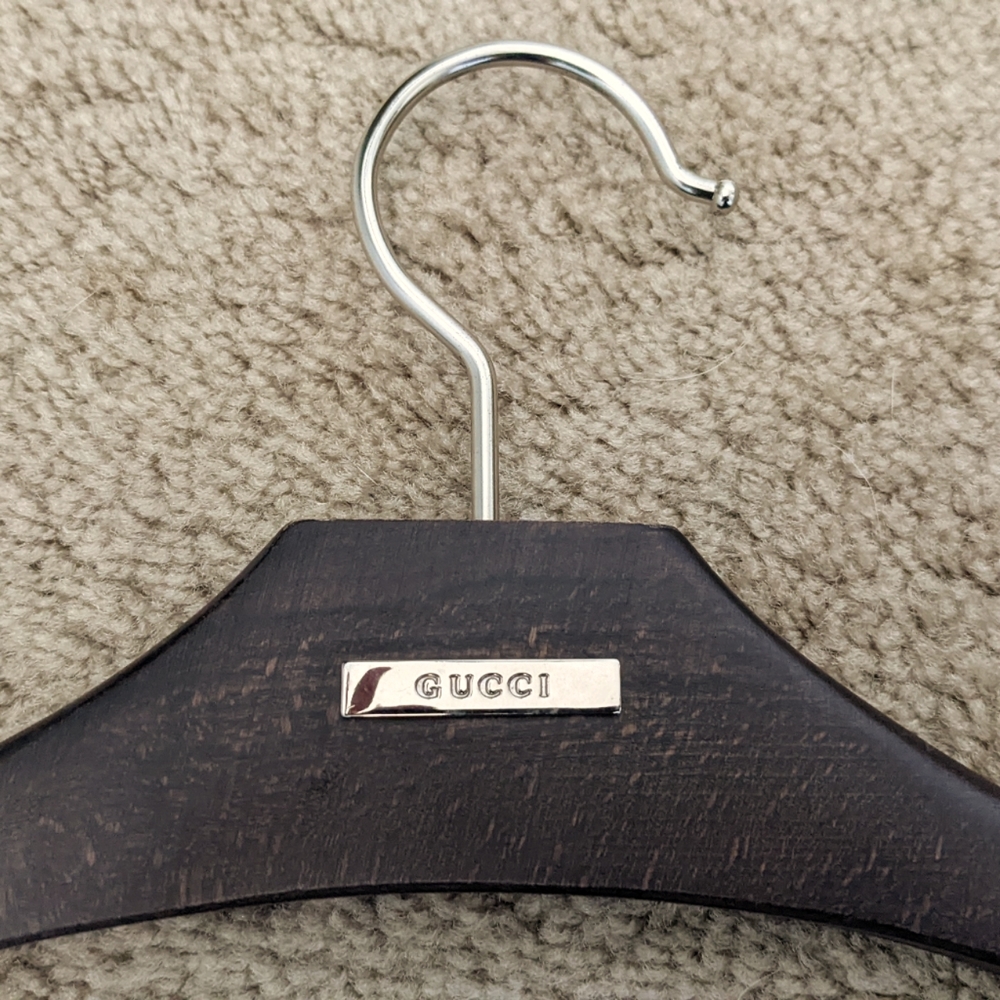 Authentic GUCCI Wooden Hanger